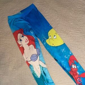 Little mermaid Disney leggings from Hot Topic